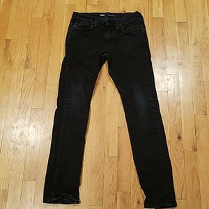 Vans V76 Skinny Black Denim